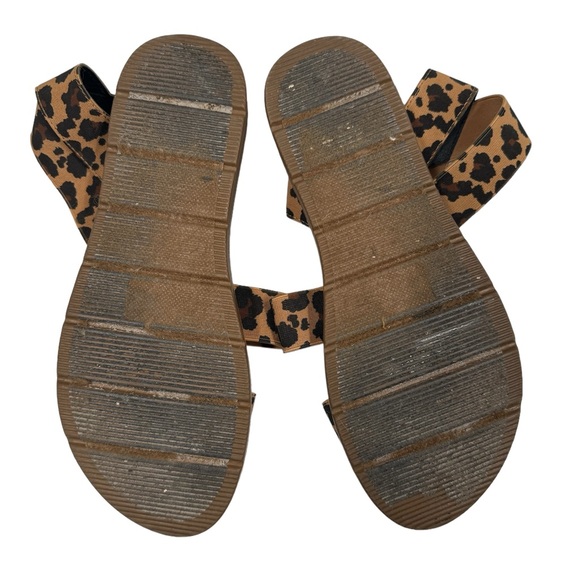 Unr8ed Animal Print Ankle Strap Sandals Size: 8 - Picture 7 of 8